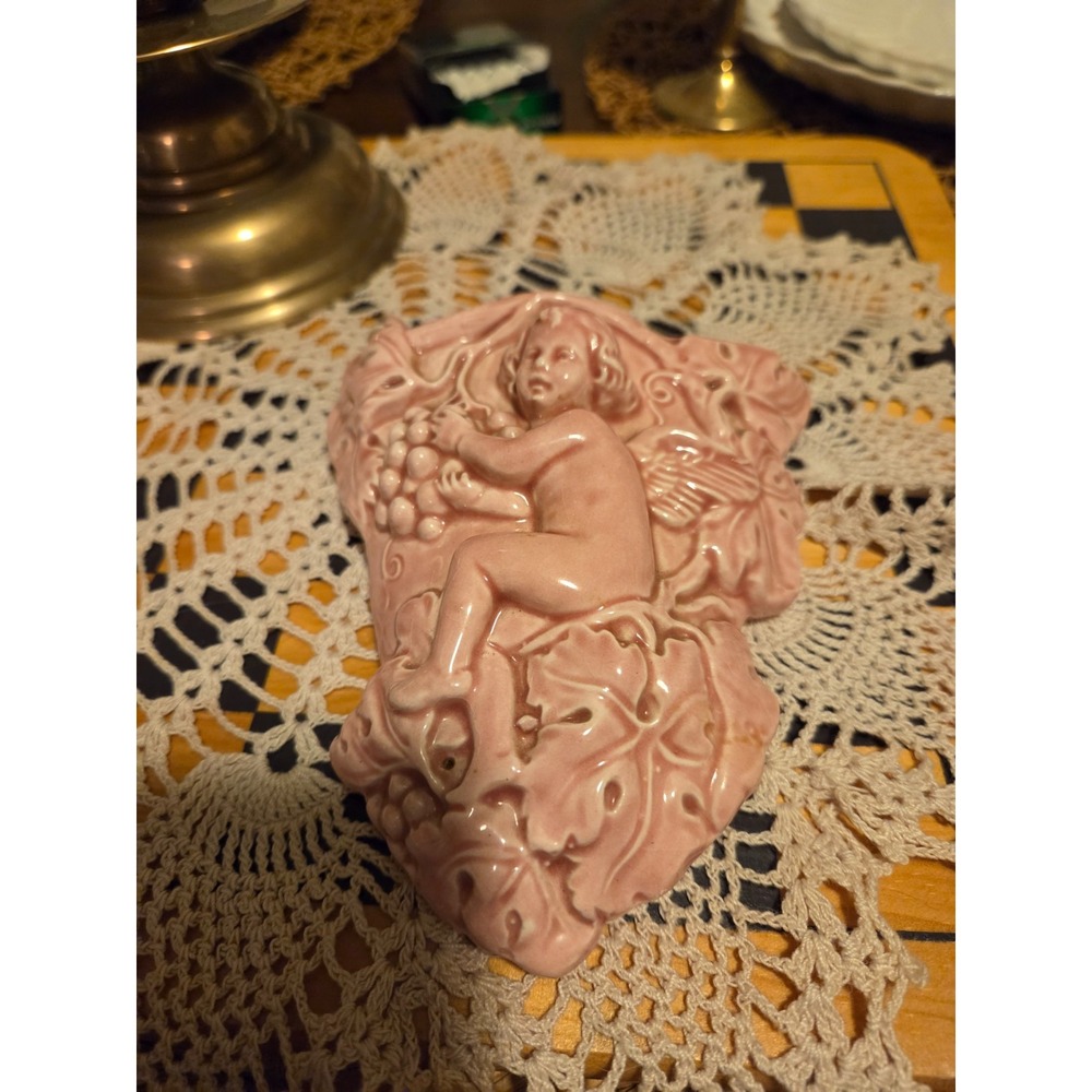 a Seymour Mann "Romance" Faience Cachepot Planter